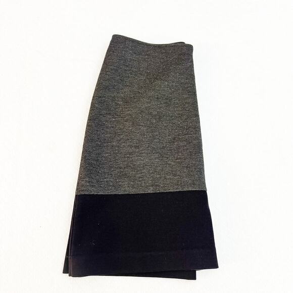 Donna Degnan Color Block Pencil Skirt Black Gray Size 8 - Picture 5 of 5